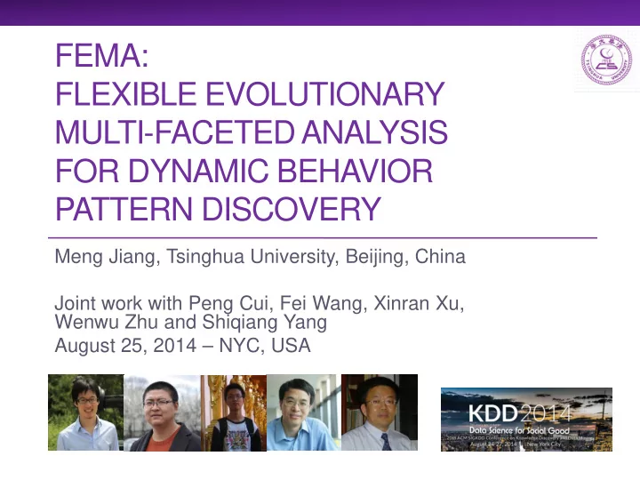 fema flexible evolutionary multi faceted analysis for