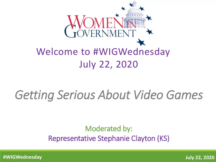 getting serio ious about vid ideo games