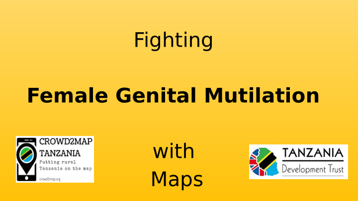 fighting female genital mutilation with maps fgm