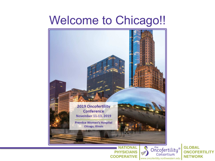 welcome to chicago 2019 conference co chairs