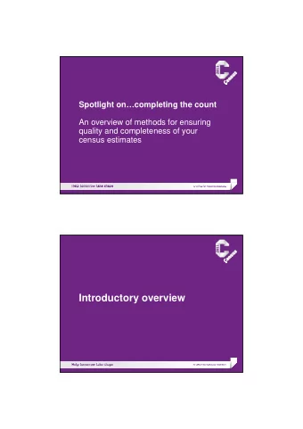 Introductory overview  Introductory Overview  Introduce the team  Agenda and aims and