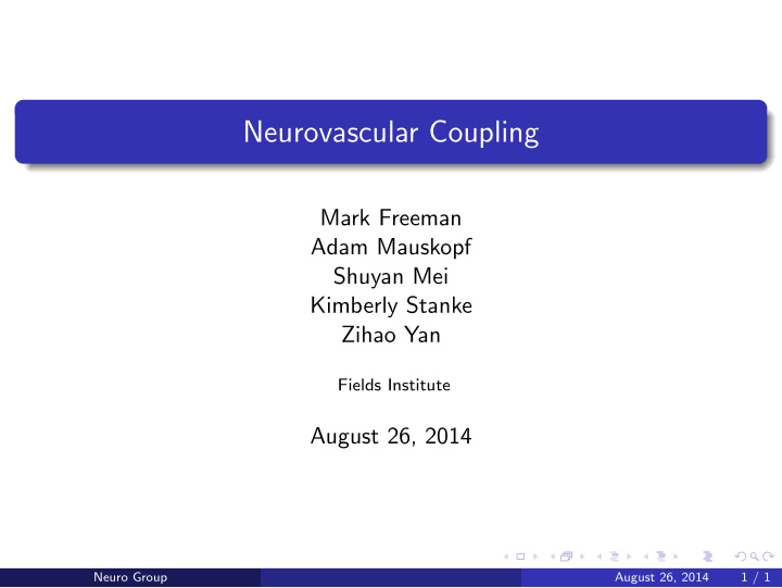 neurovascular coupling