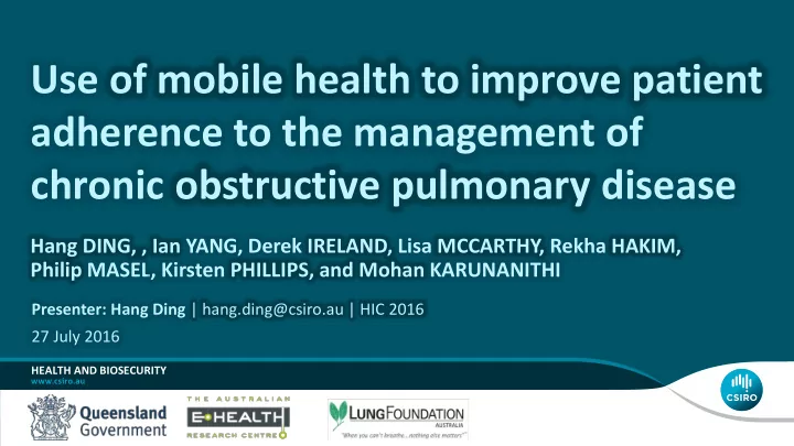adherence to the management of