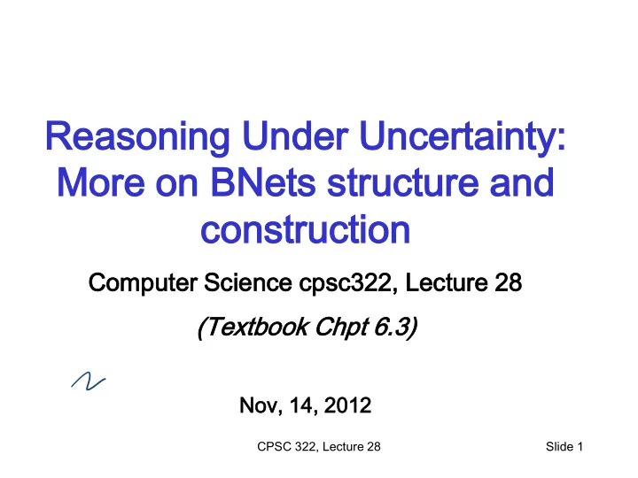 more ore on on bn bnets ets str tructure ucture an and d