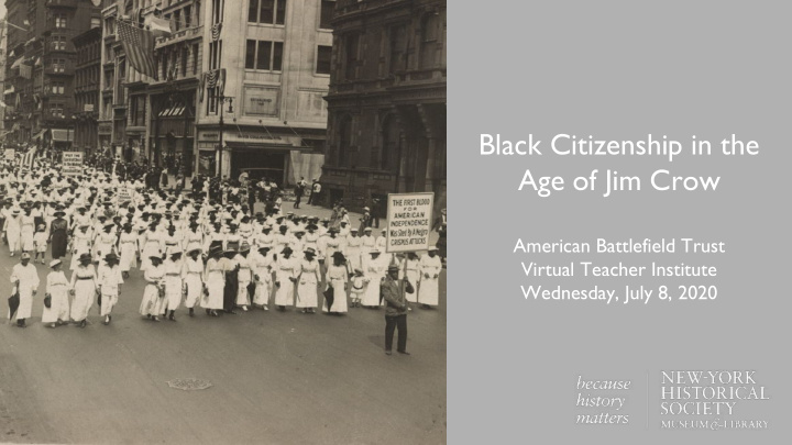 black citizenship in the age of jim crow