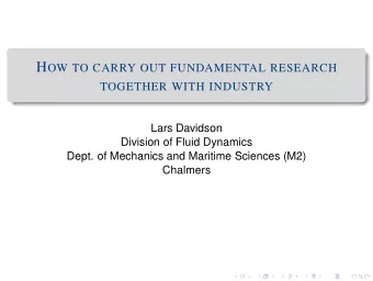 W ATER : V OLVO C ARS , FFI PROJECT , 2006-2011 U   Water inlet  L. Davidson, FFI, April 2019