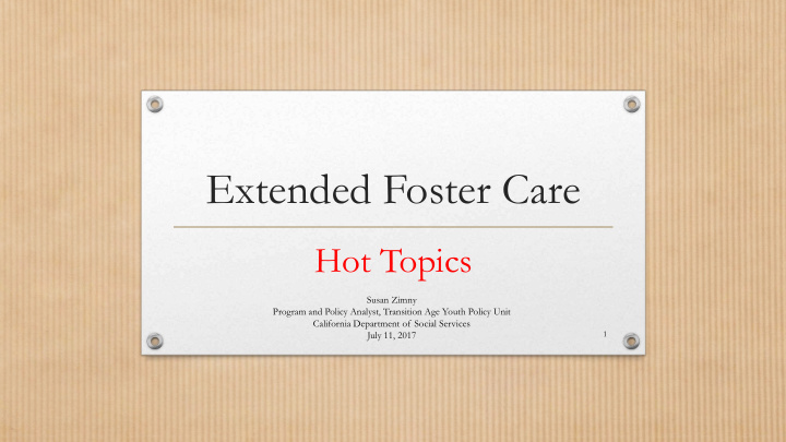 extended foster care