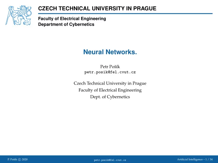 neural networks