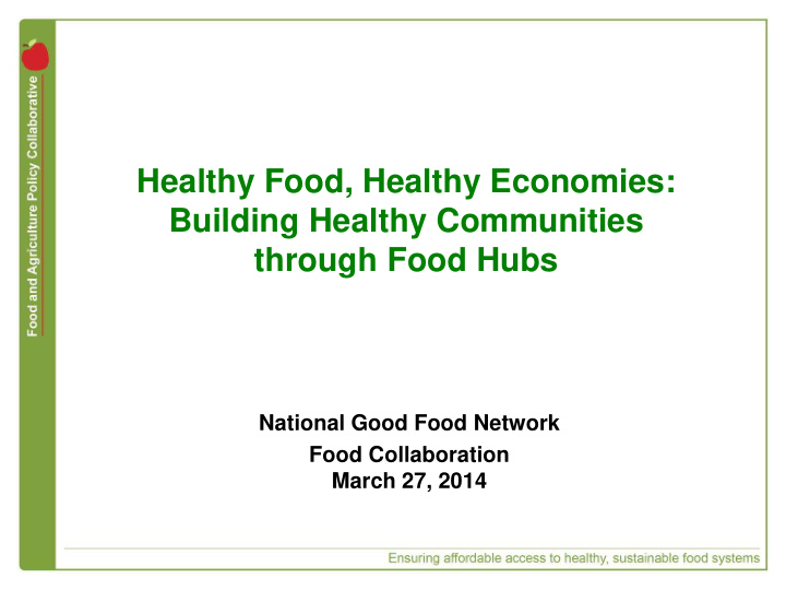 national good food network food collaboration march 27