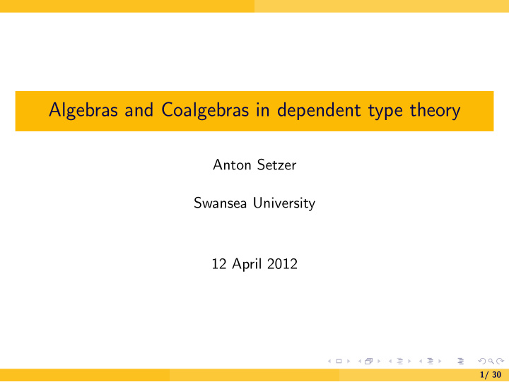 algebras and coalgebras in dependent type theory