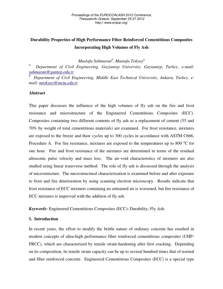 of uhp frcc designed based on micromechanical principles