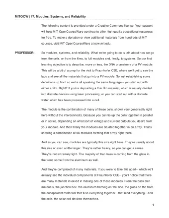 1  So our first step is to walk through the anatomy of a module, at least in theory, so  that when