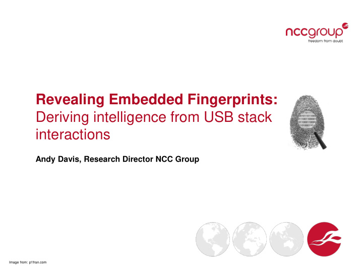 deriving intelligence from usb stack