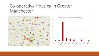 Co-operative Housing in Greater  Manchester  What is co-operative /mutual housing?  No two schemes