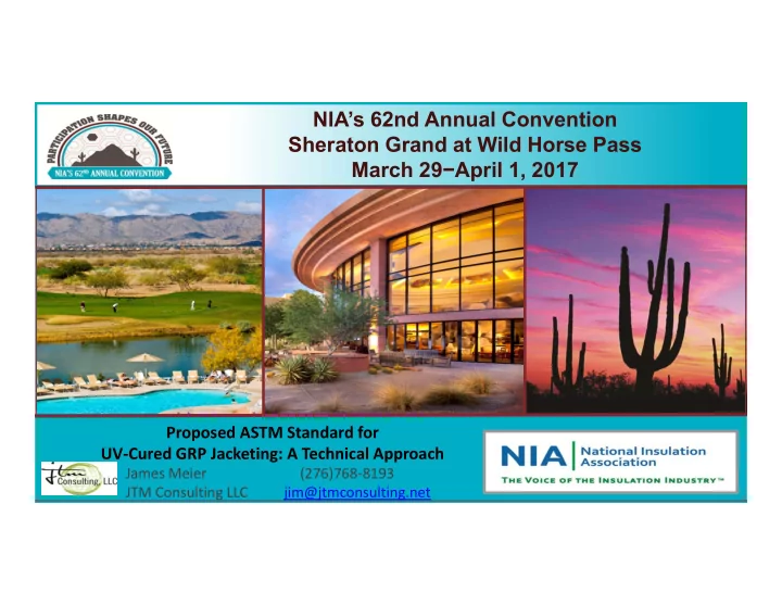 nia s 62nd annual convention sheraton grand at wild horse