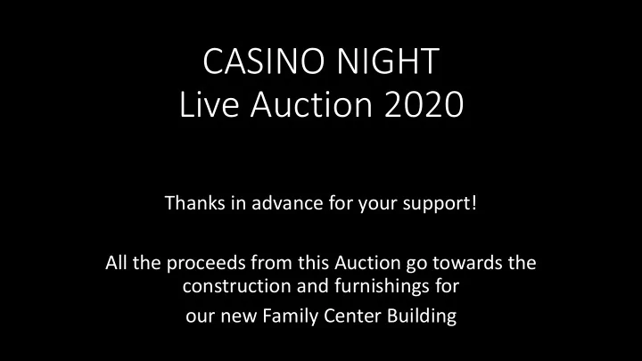 casino night