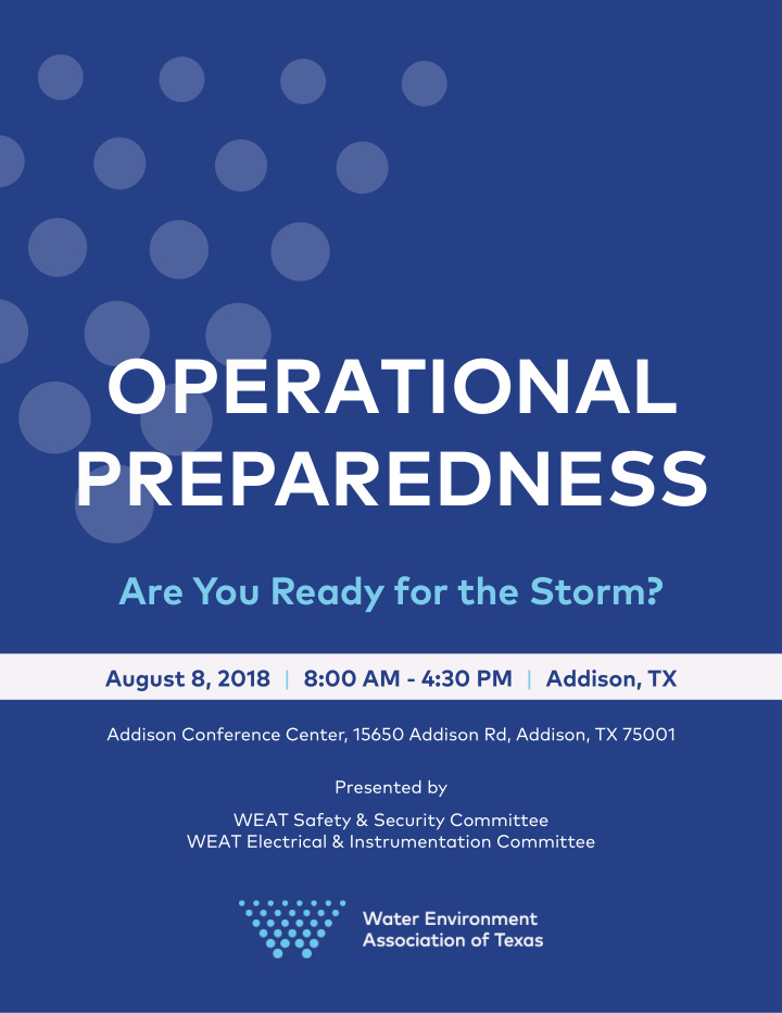 operational preparedness