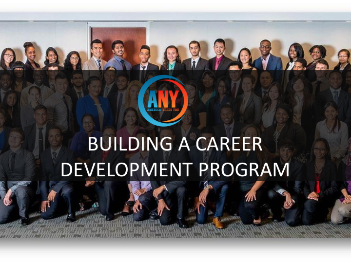 building a career development program