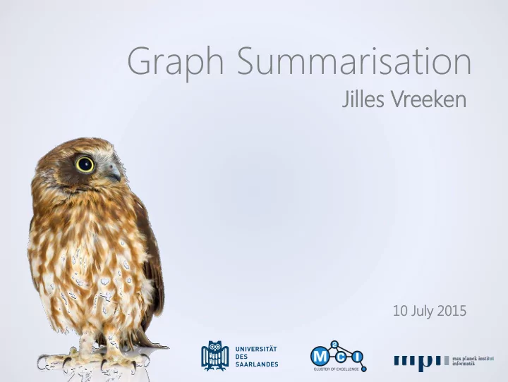 graph summarisation