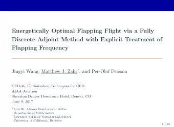 Energetically Optimal Flapping Flight via a Fully  Discrete Adjoint Method with Explicit Treatment