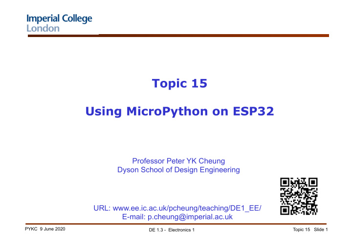 topic 15 using micropython on esp32