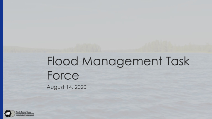 flood management task force