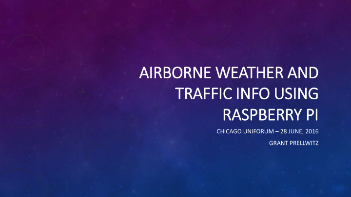 air irborne weather and