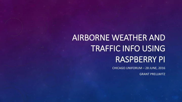 air irborne weather and