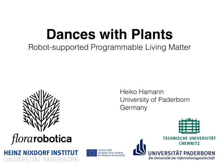 dances with plants