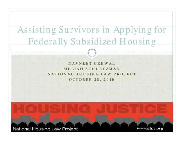 assisting survivors in applying for a i i s i i a l i f