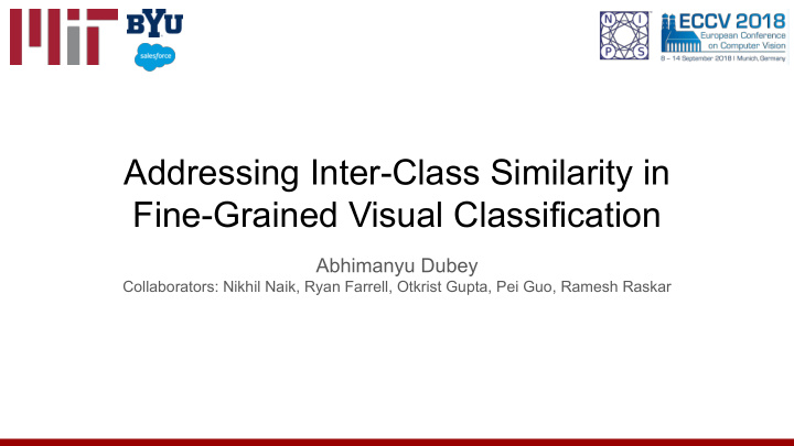 addressing inter class similarity in fine grained visual