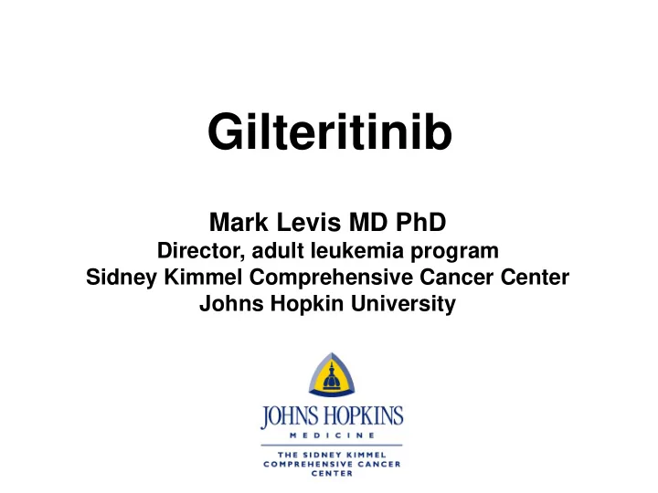 gilteritinib