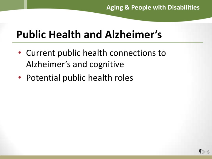 public health and alzheimer s