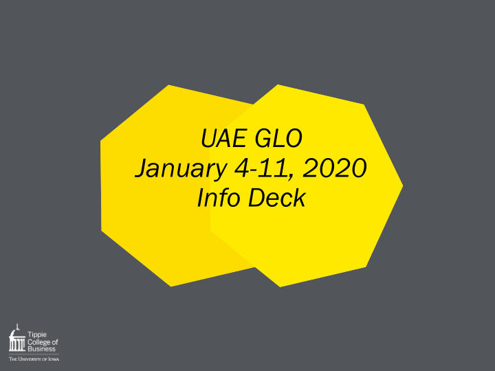 uae glo january 4 11 2020 info deck course information