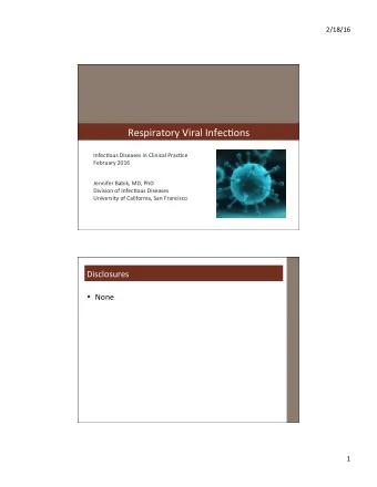 Road  Map    Influenza      Types    Clinical    Diagnos7cs