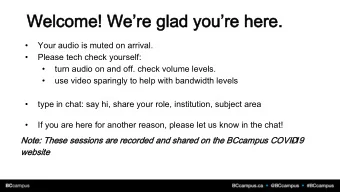 Welcome! Were glad youre here.  Welcome! Were glad youre here.    Your audio is