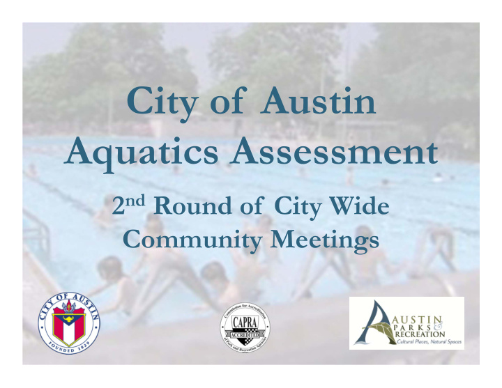 city of austin aquatics assessment