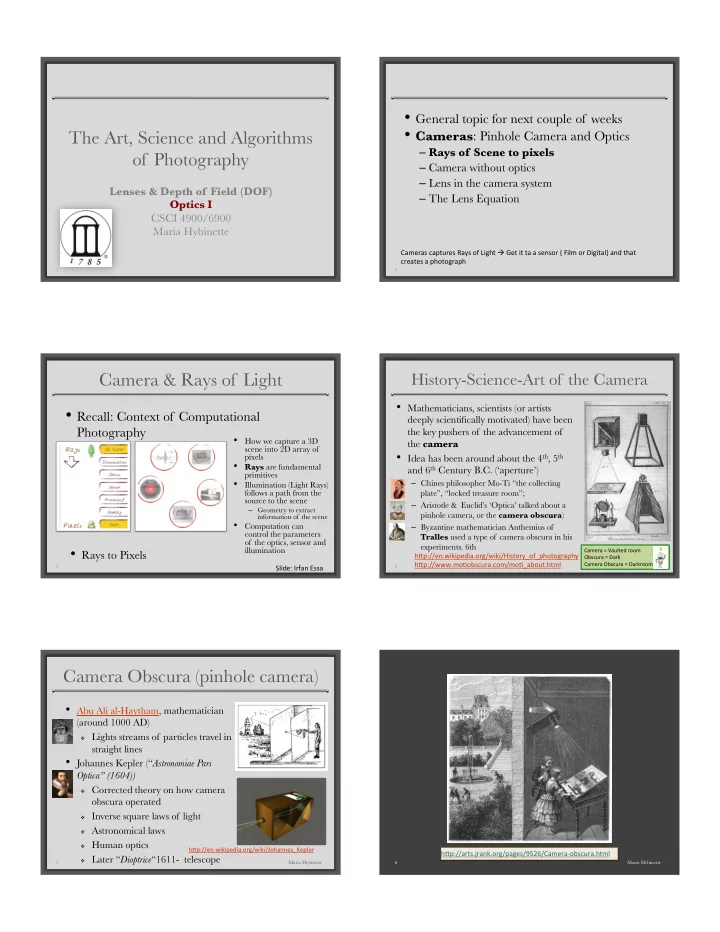 the art science and algorithms