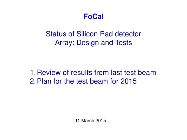 focal
