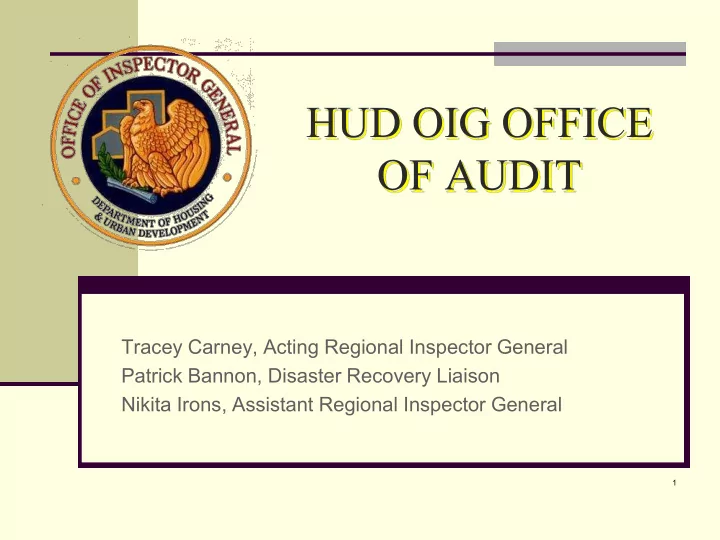 hud oig office