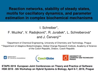 Reaction networks, stability of steady states,  motifs for oscillatory dynamics, and parameter