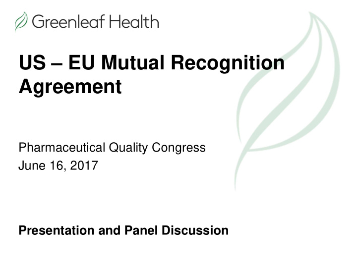 us eu mutual recognition agreement
