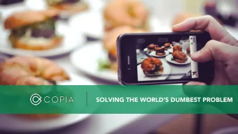 SOLVING THE WORLDS DUMBEST PROBLEM  Myth #1  Hunger is a developing  world problem  2  TRUTH