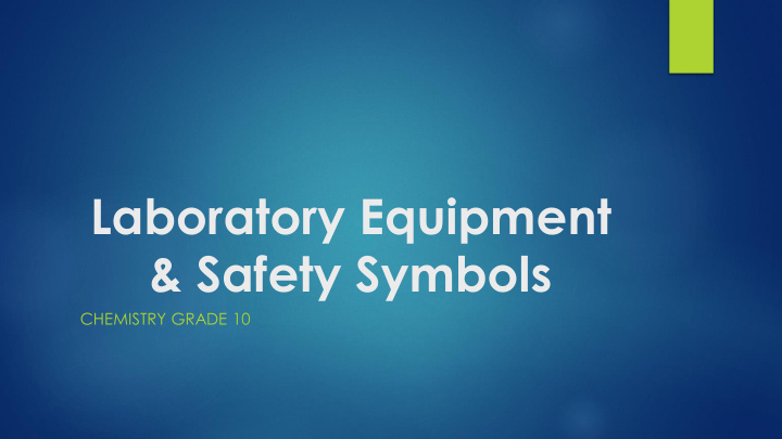 laboratory equipment safety symbols