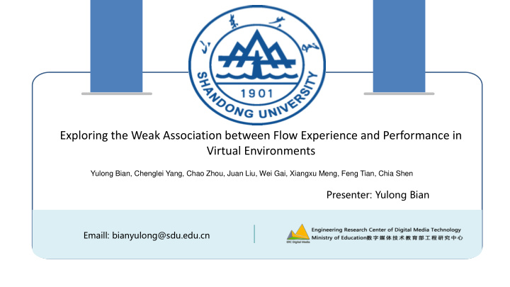 exploring the weak association between flow experience