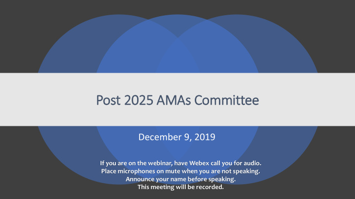 pos ost 2 t 2025 a amas commit ittee