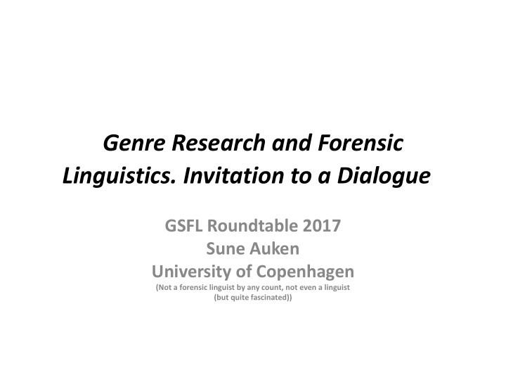 linguistics invitation to a dialogue