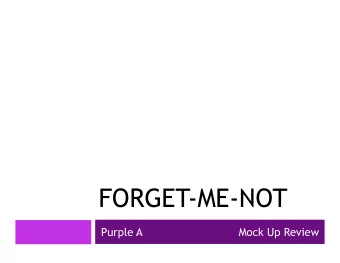 FORGET-ME-NOT  Purple A  Mock Up Review  !&quot;&quot;#$%&amp;'(&amp;)*+%&amp;