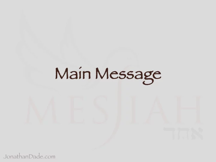 main mes main messag age