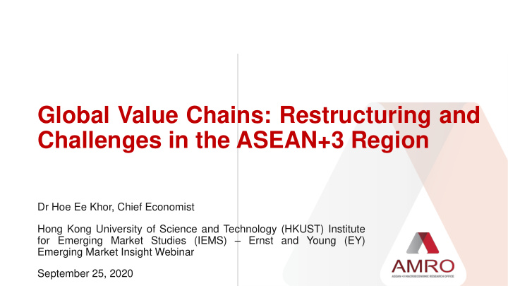 challenges in the asean 3 region
